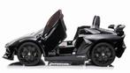 24V Lamborghini Aventador SVJ CARBON, zwart metallic, Mp4 TV, Ophalen of Verzenden, Nieuw