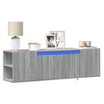 vidaXL Tv-wandmeubel met LED-verlichting 135x31x39,5 cm, Huis en Inrichting, Kasten | Televisiemeubels, Verzenden, Nieuw, Overige houtsoorten