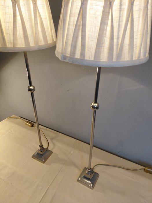 Tafellamp (2) - Schemerlampen - Metaal - Hoogte 63 CM., Antiek en Kunst, Curiosa en Brocante