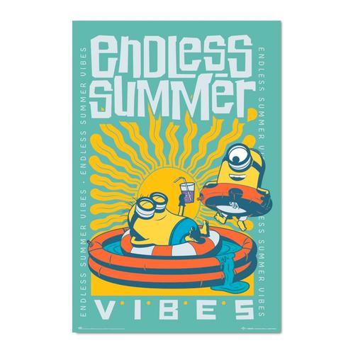 Poster Minions Endless Summer Vibes 61x91,5cm, Verzamelen, Posters, Nieuw, A1 t/m A3, Verzenden