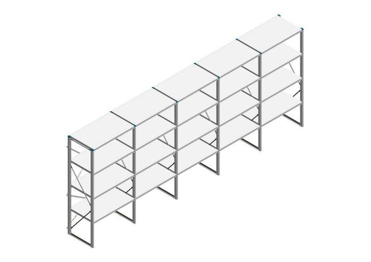 Voordeelrij Nedcon SF Legbordstelling 2000x5030x600mm hxbxd, Zakelijke goederen, Kantoor en Winkelinrichting | Magazijn, Stelling en Opslag