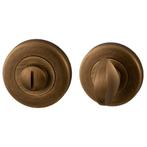 Artax toilet-/badkamersluiting rond 8mm - mat brons, Verzenden, Nieuw