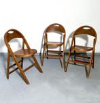 Klapstoel - Hout - Drie vintage klapstoelen