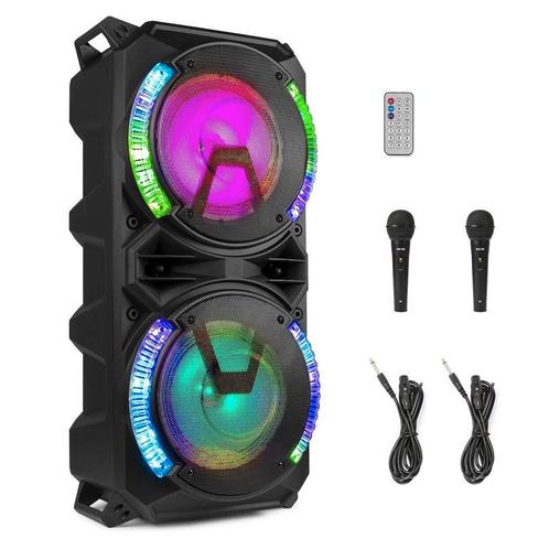 Retourdeal - Fenton LIVE280 mobiele karaoke set met Bluetoot, Audio, Tv en Foto, Luidsprekers, Zo goed als nieuw, Verzenden