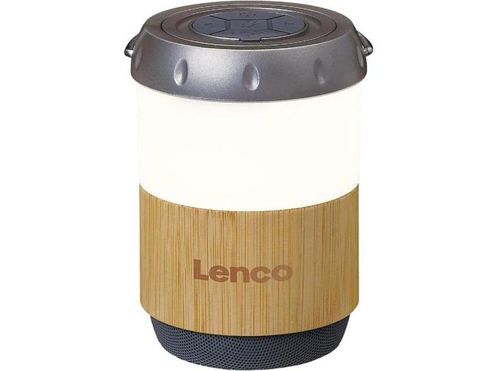 Lenco -   Bluetoothspeaker Met Lantaarn Bruin, Audio, Tv en Foto, Luidsprekers, 60 tot 120 watt, Nieuw, Overige merken, Overige typen