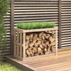 vidaXL Houtblokhouder 108x52x74 cm massief grenenhout, Verzenden, Nieuw