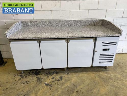 RVS Pizzawerkbank Pizzatafel Saladette 202 cm 230V Horeca, Zakelijke goederen, Horeca | Keukenapparatuur, Nieuw zonder verpakking
