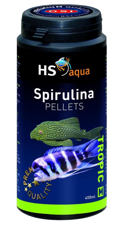 HS Aqua Spirulina Pellets M 400 ml., Dieren en Toebehoren, Vissen | Aquaria en Toebehoren, Nieuw, Ophalen of Verzenden