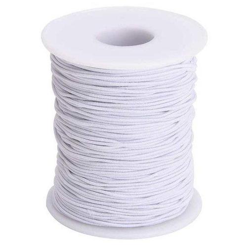 Elastisch Touw - 3 mm - Spandex (soft) - Wit - elastiek p..., Doe-het-zelf en Verbouw, Overige Doe-het-zelf en Verbouw, Verzenden