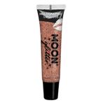Moon Glitter Holographic Glitter Lipgloss Rose Gold 15ml, Verzenden, Nieuw