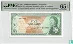 Oost-Caribische Staten 5 Dollars 1965 - 1965, Postzegels en Munten, Bankbiljetten | Amerika, Verzenden, Los biljet