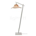 Good & Mojo Ibiza Vloerlamp, wit/natuur - 50 cm, Huis en Inrichting, Lampen | Vloerlampen, Verzenden, Nieuw