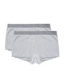 Ten Cate Meisjes Shorts 2Pack Cotton Stretch Light Grey...