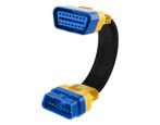 Autool 16 Pins OBD2 Nylon Verlengkabel 20 cm, Verzenden, Nieuw