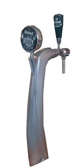 Occasion - Tapzuil Brand weizen Aluminium look, Ophalen of Verzenden