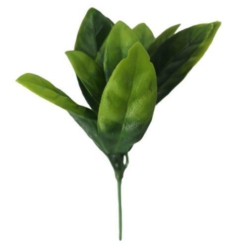 Bladpick Two Tone Groen Kunstblad 15 cm doos 10 stuks, Huis en Inrichting, Woonaccessoires | Kunstplanten en Kunstbloemen, Nieuw
