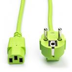 C13 kabel | ACT | 1.2 meter (Haaks, Groen), Verzenden, Nieuw