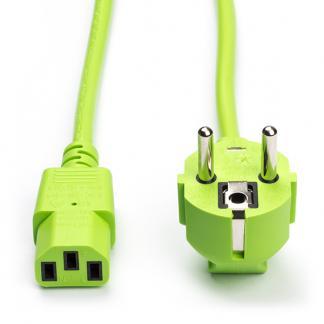 C13 kabel | ACT | 1.2 meter (Haaks, Groen), Computers en Software, Pc- en Netwerkkabels, Nieuw, Verzenden