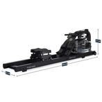 Fluid Rower Neon Rower Plus Roeitrainer - Zwart - Gratis, Sport en Fitness, Fitnessapparatuur, Verzenden, Nieuw, Roeitrainer