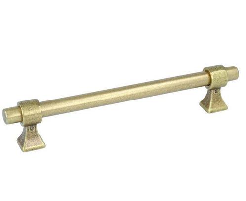 Stanggreep brons antiek 128 mm, Doe-het-zelf en Verbouw, Hang- en Sluitwerk, Nieuw, Ophalen of Verzenden