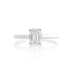 Ring - 18 karaat Witgoud - 1.03ct. tw. Diamant (Natuurlijk), Nieuw