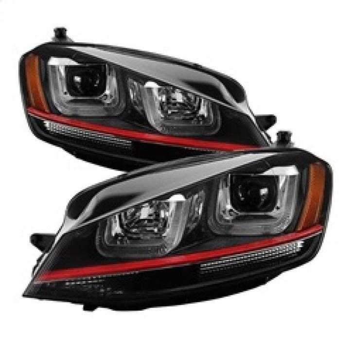 Spyder Volkswagen Golf VII 14-16 Projector Headlights DRL, Auto-onderdelen, Verlichting, Ophalen of Verzenden