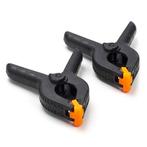 Veerklem | Toolland | 5.8 cm | 2 stuks (PVC), Doe-het-zelf en Verbouw, Gereedschap | Handgereedschap, Verzenden, Nieuw