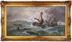 Scuola inglese (XX), firmato Henri Scott - Marina in