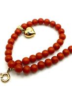 Zonder Minimumprijs - Armband - 18 karaat Geel goud Koraal, Nieuw