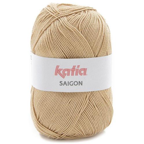 Katia Saigon - 43 bruinbeige - Acryl Garen, Hobby en Vrije tijd, Breien en Haken, Ophalen of Verzenden