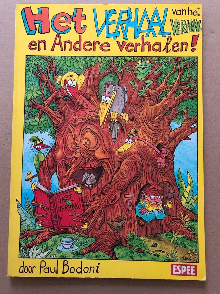 Surrealistische en Absurdistische Stripverhalen  Paul Bodoni, Verzamelen, Stripfiguren, Boek of Spel, Zo goed als nieuw, Ophalen of Verzenden