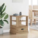 vidaXL Nachtkastje met lade Artisan Eiken 50 x 50 x 60 cm, Huis en Inrichting, Tafels | Bijzettafels, Verzenden, Nieuw, 45 tot 60 cm