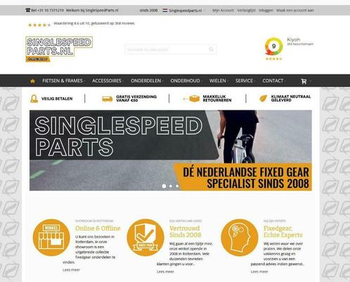 Singlespeedparts.nl // Dé Fixedgear specialist // Fixed Gear, Fietsen en Brommers, Fietsonderdelen, Nieuw, Ophalen of Verzenden