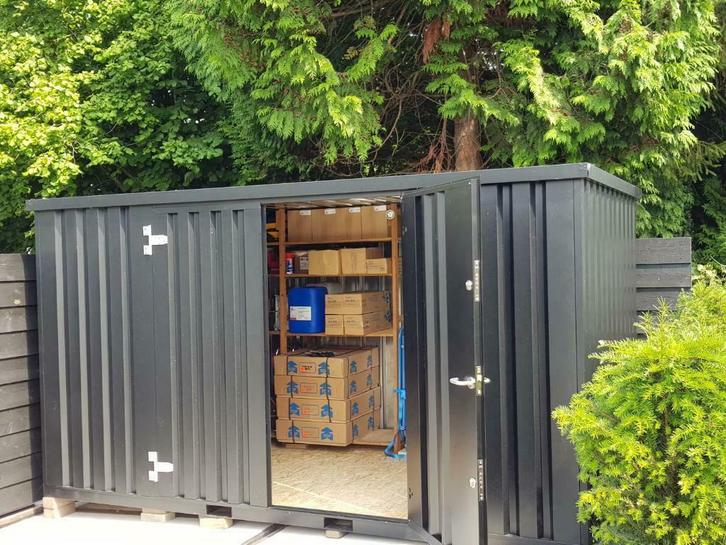 Metalen container te gebruiken als tuinhuis/schuur in kleur!, Tuin en Terras, Tuinhuizen, Nieuw, Ophalen