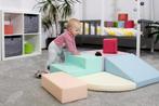 Set van 5 kleine foam blokken/speelkussens PASTEL, Kinderen en Baby's, Ophalen of Verzenden, Nieuw, Overige merken