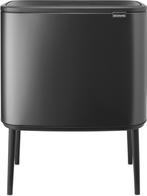 Brabantia Bo Touch Bin Prullenbak - 3 x 11 liter -, Verzenden, Zo goed als nieuw