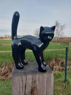 Beeld, Garden statue - Cat - Color black - 46 cm - polyresin, Antiek en Kunst