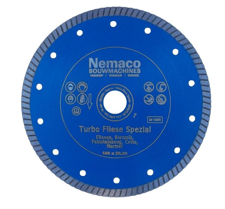 Nemaco diamantzaagblad keramiek 180 x 22,23 mm, Zakelijke goederen, Machines en Bouw | Tuin, Park en Bosbouw, Overige typen, Ophalen of Verzenden