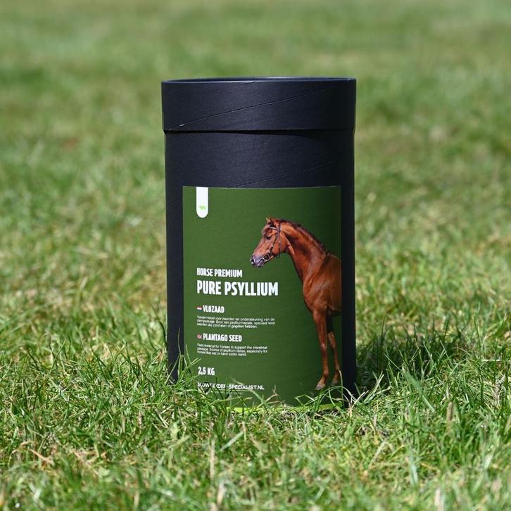 Pure Psyllium Vlozaad voor paarden en ponys - 2,5 kg, Dieren en Toebehoren, Paarden en Pony's | Overige Paardenspullen, Nieuw