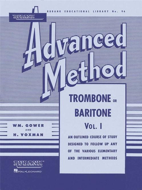 Rubank Advanced Method Trombone or Baritone Vol. I, Muziek en Instrumenten, Bladmuziek, Trombone, Nieuw, Ophalen of Verzenden