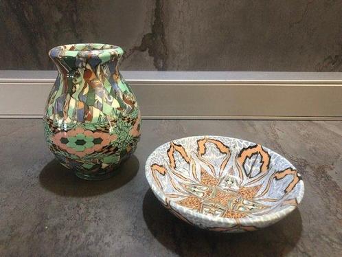 Vallauris - Jean Gerbino - Vaas (2) - Keramiek, Antiek en Kunst, Kunst | Designobjecten