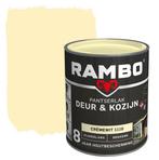 Rambo Pantserlak Deur en Kozijn Crèmewit 0.75L, Doe-het-zelf en Verbouw, Verf, Beits en Lak, Verzenden, Wit, Nieuw, Lak