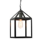 Industriële buiten hanglamp zwart IP23 - Amsterdam, Tuin en Terras, Nieuw, Overige materialen, 50 tot 250 watt