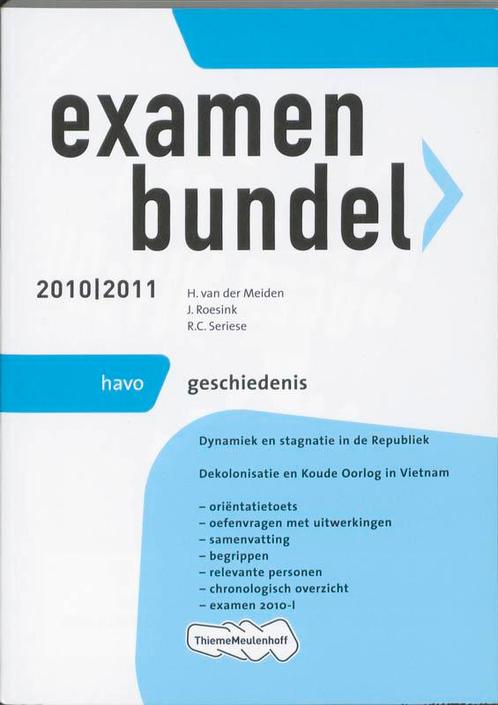 Examenbundel   Geschiedenis 20102011   deel HA 9789006076042, Boeken, Schoolboeken, Zo goed als nieuw, Verzenden