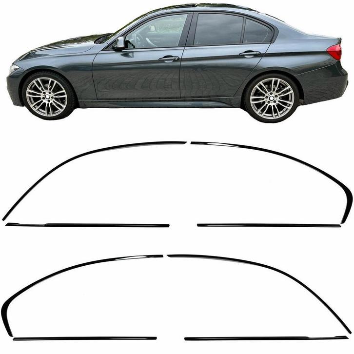 Shadow Line Raamlijsten BMW 3 Serie F30 Sedan B9556, Auto-onderdelen, Carrosserie en Plaatwerk, Nieuw, Herkomst onderdeel bekend