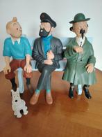 Leblon Delienne - Beeldje - Tintin sur un banc avec le, Nieuw