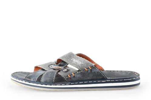 Rieker Slippers in maat 44 Blauw | 10% extra korting, Kleding | Heren, Schoenen, Blauw, Gedragen, Slippers, Verzenden