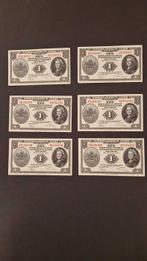 Nederlands-Indië. - 6 x 1 Gulden 1943 - Pick 111a (Zonder