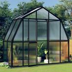 Tuinkas van aluminium met fundering 282x118x243cm (BxDxH)