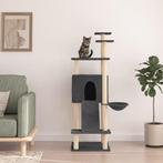 vidaXL Kattenmeubel met sisal krabpalen 153 cm donkergrijs, Verzenden, Nieuw